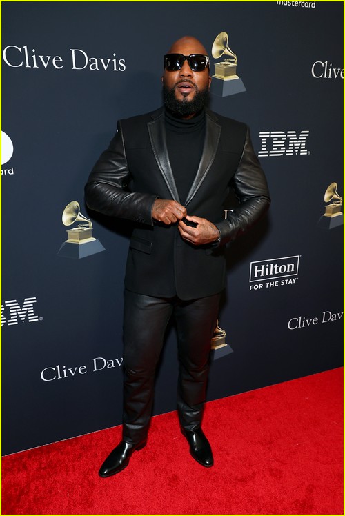 Jeezy at the Clive Davis Party