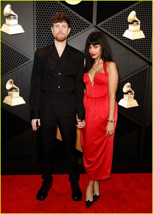 James Blake, Jameela Jamil at the Grammys