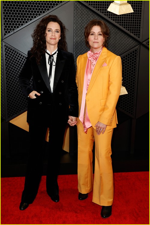 Brandi Carlile and wife Catherine Shepherd at the Grammys
