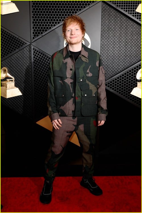 Ed Sheeran at the Grammys