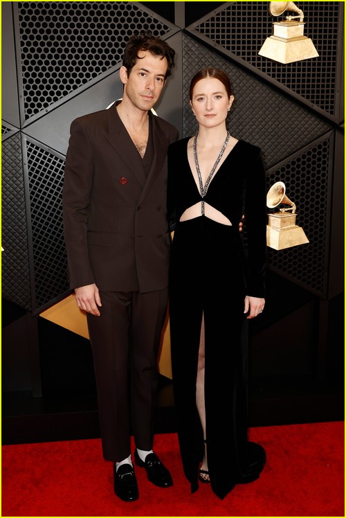 Mark Ronson and wife Grace Gummer at the Grammys