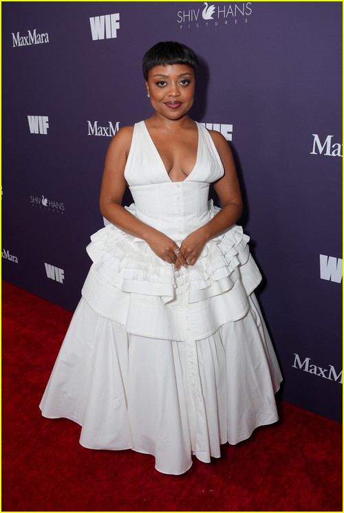 Quinta Brunson at the WIF Honors event