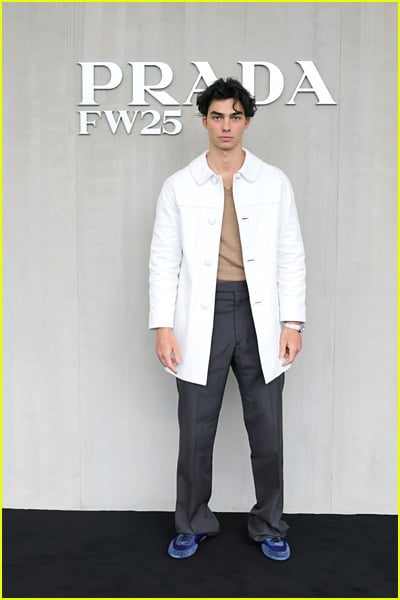 Jacob Rott en el desfile de Prada