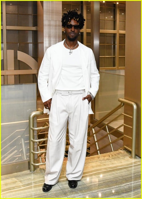 SAINt JHN attend Giorgio Armani's pre-Oscars party