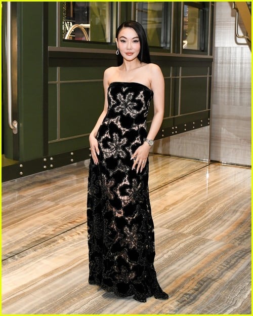 Jessica Wang attend Giorgio Armani's pre-Oscars party