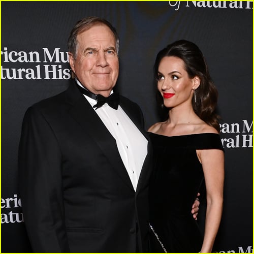 Jordon Hudson with Bill Belichick