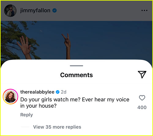 Abby Lee Miller comment on Jimmy Fallon post