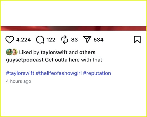 Taylor Swift reacts to album leak