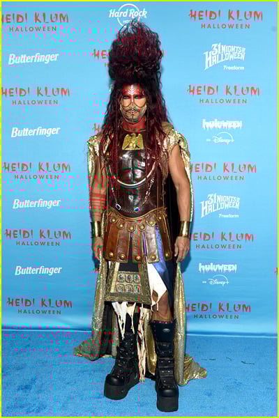 celebridades na festa de Halloween de Heidi Klum