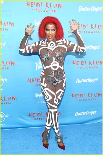 celebridades na festa de Halloween de Heidi Klum