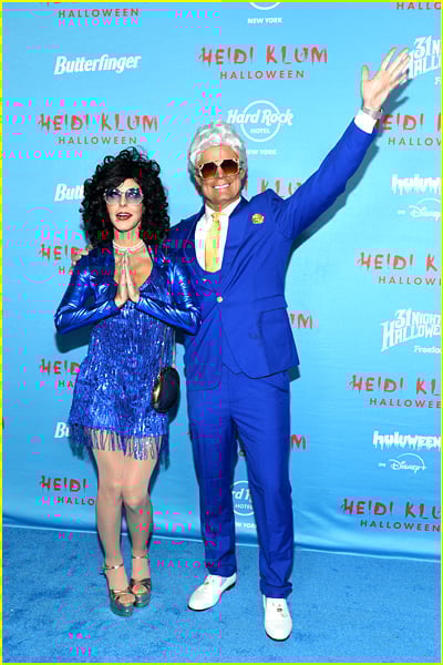 celebridades na festa de Halloween de Heidi Klum