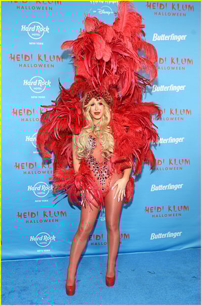 celebridades na festa de Halloween de Heidi Klum