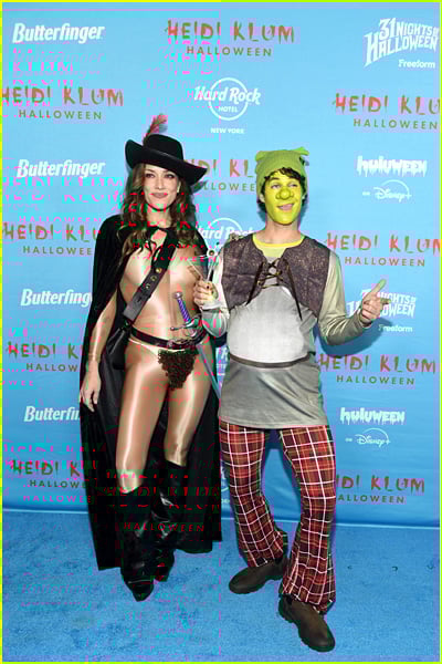 celebridades na festa de Halloween de Heidi Klum