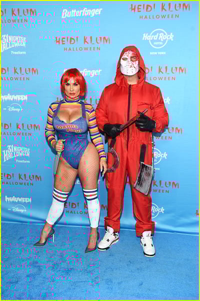 celebridades na festa de Halloween de Heidi Klum