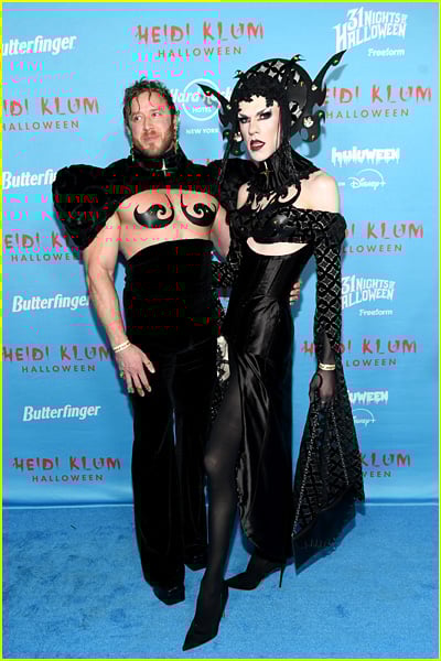 celebridades na festa de Halloween de Heidi Klum