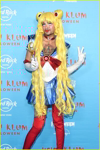 celebridades na festa de Halloween de Heidi Klum