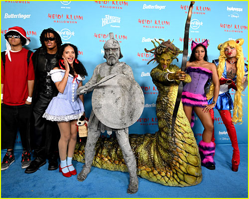 Heidi Klum family at Halloween party