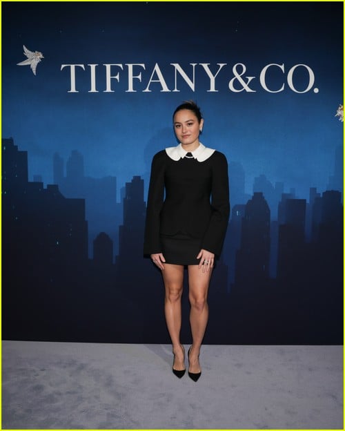 Fotos del evento navideño de Tiffany & Co. 2025