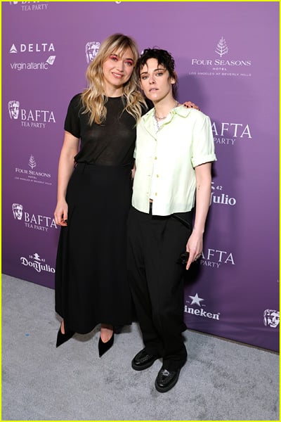 celebs at the bafta tea