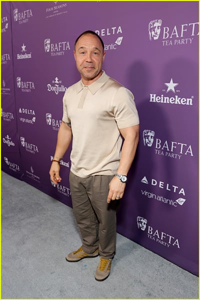 celebs at the bafta tea