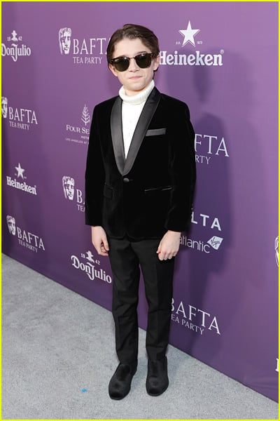 celebs at the bafta tea