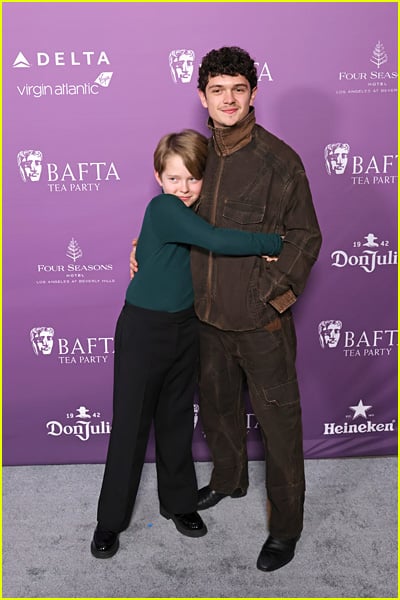 celebs at the bafta tea