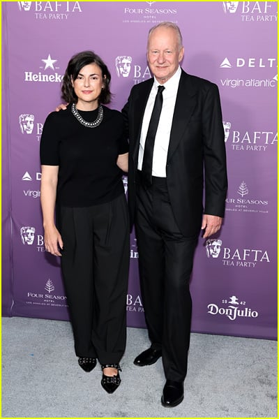 celebs at the bafta tea