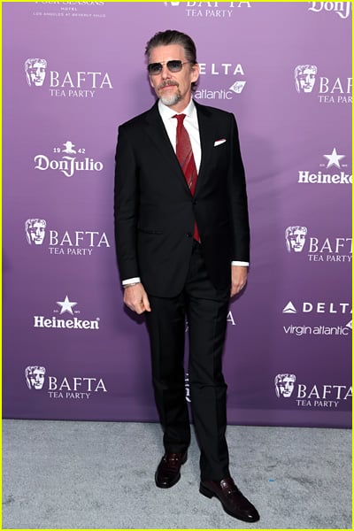 celebs at the bafta tea