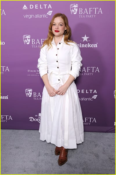 celebs at the bafta tea