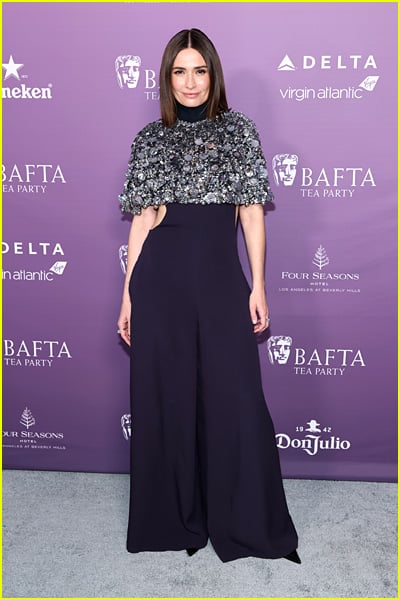 celebs at the bafta tea