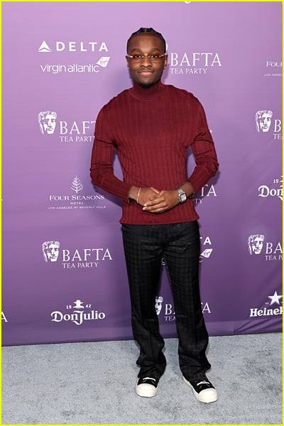 celebs at the bafta tea