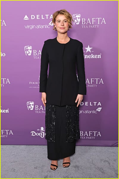 celebs at the bafta tea