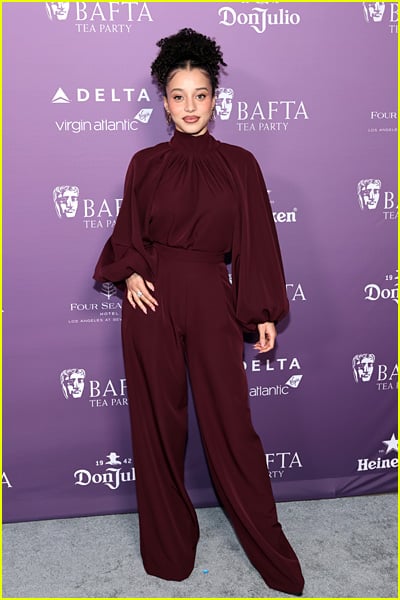 celebs at the bafta tea