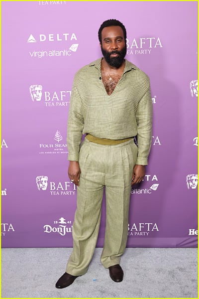 celebs at the bafta tea