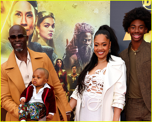 Djimon Hounsou and ex