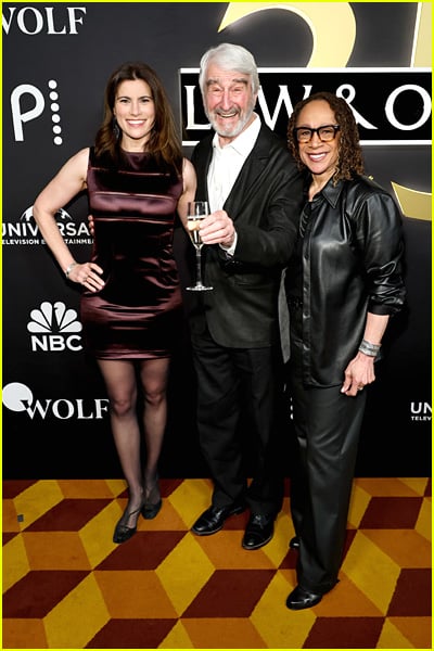 estrelas presentes no 25º aniversário de Law & Order