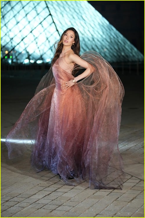 Noite do Louv Semana de Moda de Paris