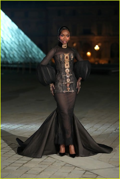 Noite do Louv Semana de Moda de Paris