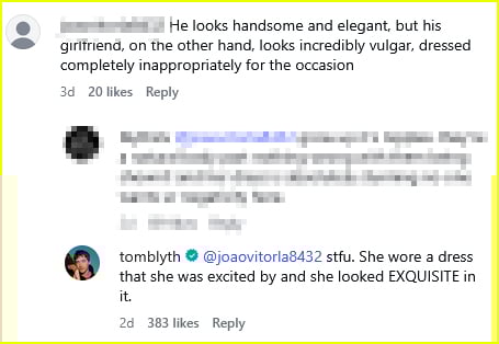 Commento di Tom Blyth