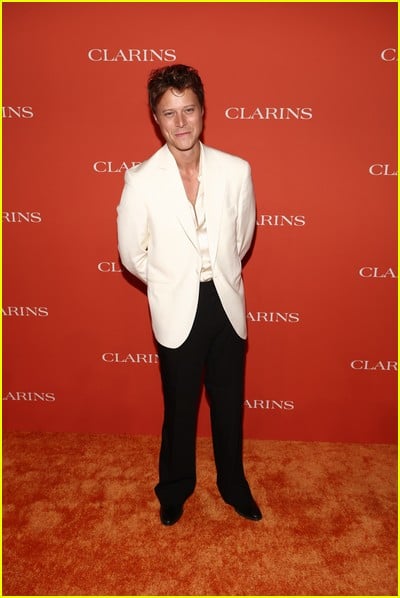 celebridade no evento Clarins