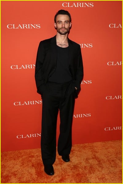 celebridade no evento Clarins