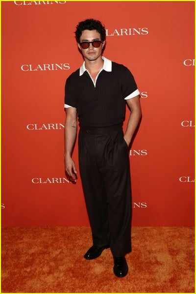 celebridade no evento Clarins