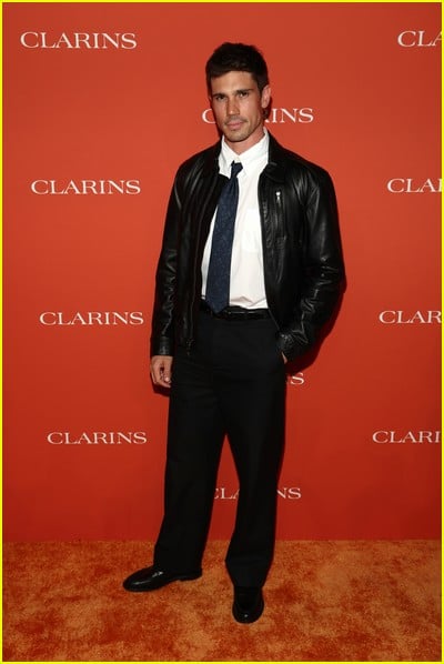 celebridade no evento Clarins