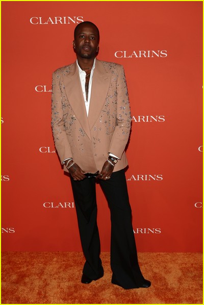 celebridade no evento Clarins