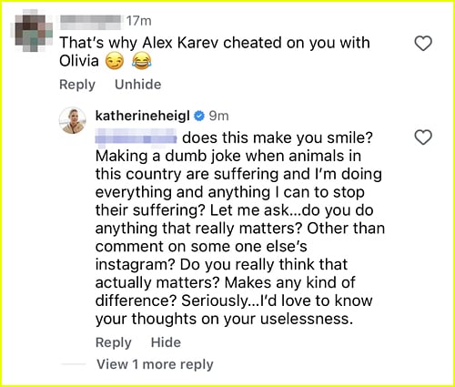 Katherine Heigl explica