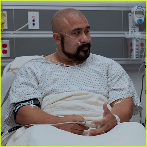 Orlando in bed on The Pitt