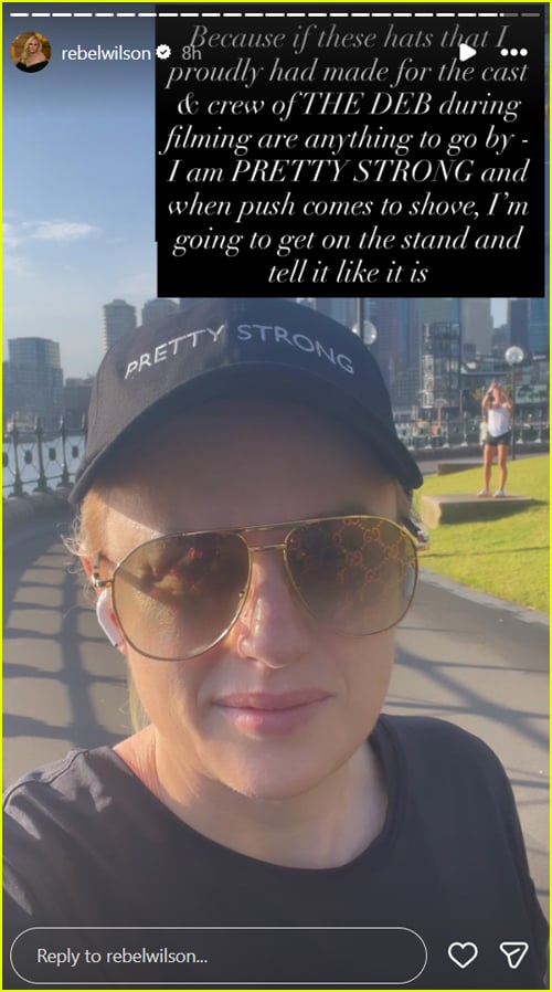 Histórias do Instagram de Rebel Wilson