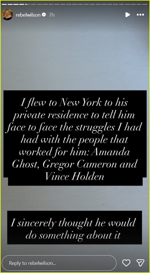 Histórias do Instagram de Rebel Wilson