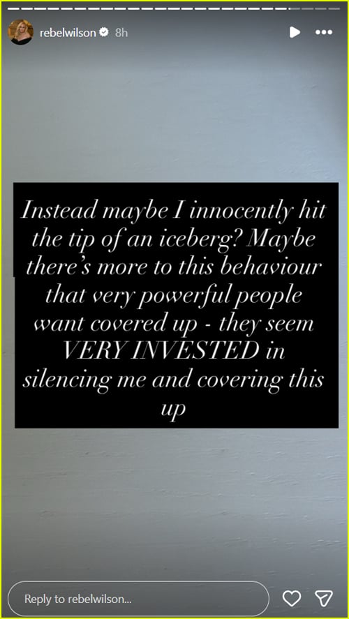 Histórias do Instagram de Rebel Wilson