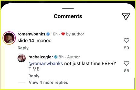 Postagem de Rachel Zegler no Instagram